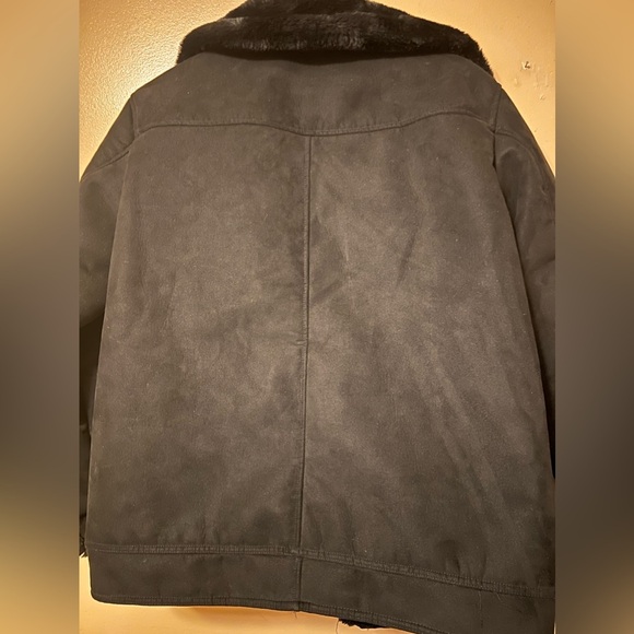 H&M interior faux fur heavy jacket size medium - Picture 5 of 10